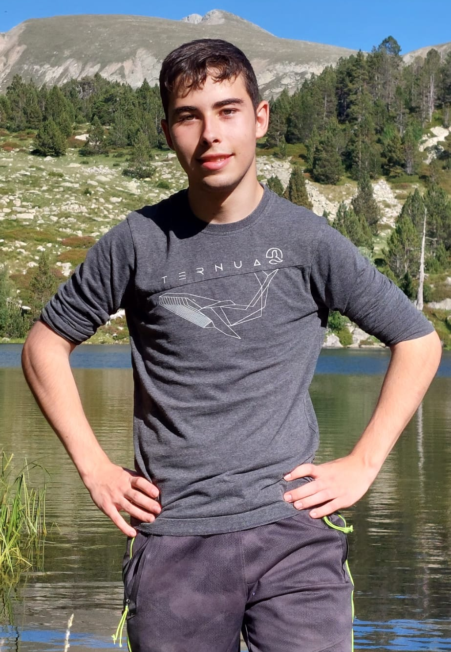 Martí en el Estany de la Nou, Andorra